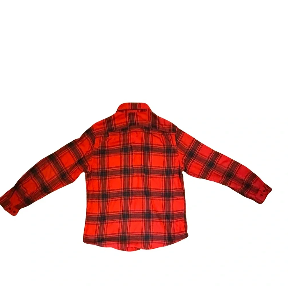 Flannel Button-Down Shirt - Lg - Picture 9 of 12